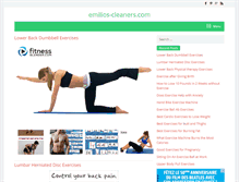 Tablet Screenshot of emilios-cleaners.com